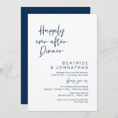 Zum Glück immer nach dem Abendessen, Elopement, Na Einladung (Vorne/Hinten)