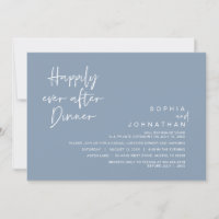 Zum Glück immer nach dem Hochzeitsessen, dumm blau