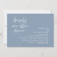 Zum Glück immer nach dem Hochzeitsessen, dumm blau