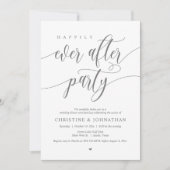 Zum Glück immer nach dem Party Abendessen Tanz Einladung (Vorderseite)