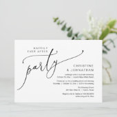 Zum Glück immer nach dem Party, Elopement Dinner D Einladung (Stehend Vorderseite)