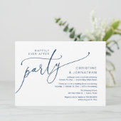 Zum Glück immer nach dem Party, Elopement Dinner D Einladung (Stehend Vorderseite)