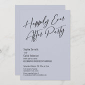 Zum Glück immer nach dem Party Modernes, elegantes Einladung (Vorne/Hinten)