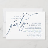 Zum Glück immer nach dem Party, romantisches Abend Einladung (Vorderseite)