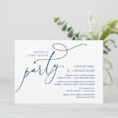 Zum Glück immer nach dem Party, romantisches Abend Einladung (Stehend Vorderseite)