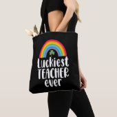 Zum Glück Lehrer je Schule Geschenk St Patricks Da Tasche (Von Nahem)