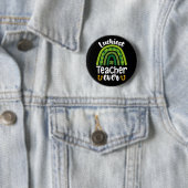 Zum Glück Lehrer je Schule St Patrick's Day Button (Beispiel)