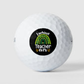 Zum Glück Lehrer je Schule St Patrick's Day Golfball (Vorderseite)