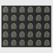 Zum Glück Lehrerin Rainbow St Patrick's Day Geschenkpapier (Flach)