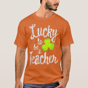 Zum Glück Lehrerin St Patrick's Day School T-Shirt