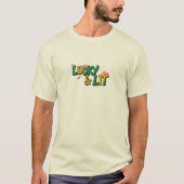 Zum Glück & Lit St. Patrick's Day T-Shirt (Vorderseite)
