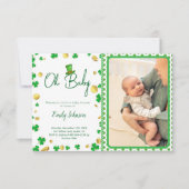 Zum Glück Little One - St. Patrick's Day Baby Show Einladung (Vorderseite)