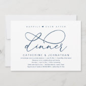 Zum Glück nach dem Abendessen, modernes romantisch Einladung (Vorderseite)