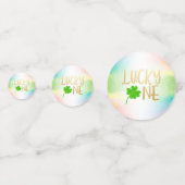 Zum Glück One St. Patricks Day Geburtstag Konfetti (Rückseiten)