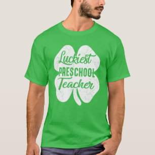 Zum Glück Preschool-Lehrer Funny St Patrick's Day T-Shirt