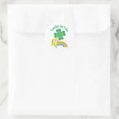 Zum Glück St. Patricks Day Sticker (Tasche)