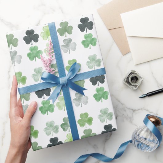 Zum Glück Umschlagpapier - St. Patrick's Day Geschenkpapier (Schenken)