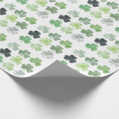 Zum Glück Umschlagpapier - St. Patrick's Day Geschenkpapier (Ecke)