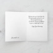 Zum glücklichen Jubiläum unseres Pastors Karte (Innenseite)