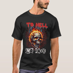 Zum glühenden Schädel T-Shirt