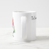 Zum Gnome bin ich zur Liebe ich Cartoon-Tasse Jumbo-Tasse (Rückseite)