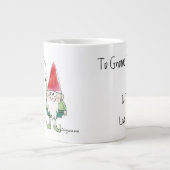 Zum Gnome bin ich zur Liebe ich Cartoon-Tasse Jumbo-Tasse (Vorderseite)