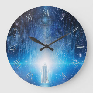 Zum Gott Große Wanduhr