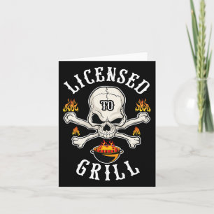 Zum Grill-Grillen-Geschenk für Männer zum Vatertag Karte