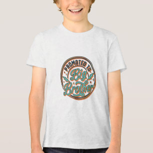 zum großen Bruder befördert Tri-Blend Shirt