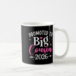 Zum großen Cousin befördert 2026 Cousin Baby Ankün Kaffeetasse