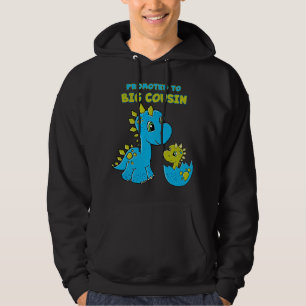 Zum großen Cousin-Dinosaurier befördert Hoodie