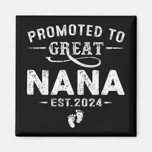 Zum Großen Nana 2024 Mütter Tag erste Mama Magnet