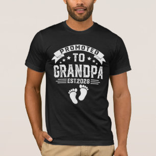 Zum Großvater befördert. 2026 bald Großvater T-Shirt