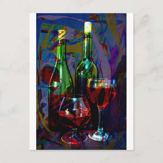 ZUM GUTEN MAL POSTKARTE (Vorderseite)