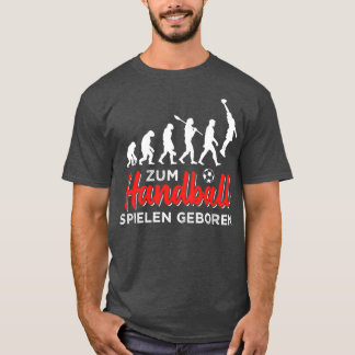 Zum Handball und T-Shirt