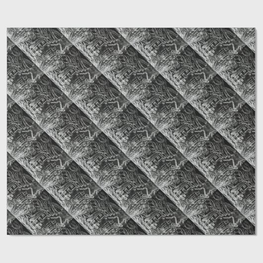 zum Happy End oder zum gebrochenen Herzen Geschenkpapier (Flach)