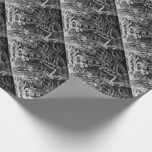 zum Happy End oder zum gebrochenen Herzen Geschenkpapier (Ecke)