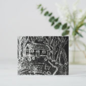 zum Happy End oder zum gebrochenen Herzen Postkarte (Stehend Vorderseite)