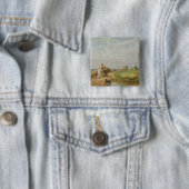 Zum Hayfield gehen, 1853 (Öl auf Millboard) Button (Beispiel)