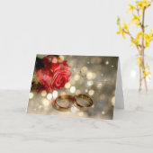 Zum Hochzeitstag meines Ehemanns Karte (Gelbe Blume)