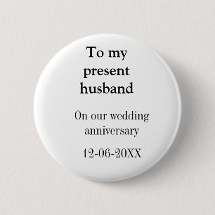 Zum Hochzeitstag meines Mannes Namen Datum hinzufü Button