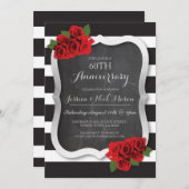 Zum Hochzeitstag Silver Diamond 60. 25. Einladung (Vorne/Hinten)