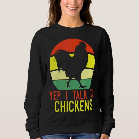 zum Hühnchen Sweatshirt (Vorderseite)