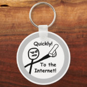 Zum Internet Schlüsselanhänger (Rückseite)