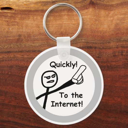 Zum Internet Schlüsselanhänger (Rückseite)