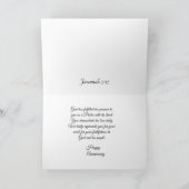 Zum Jubiläum von Pastor Karte (Innenseite)