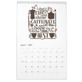 Zum Kaffee zugesetzt Kalender (Mär 2027)