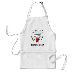 Zum Kochen geboren Lustige BBQ-Schürze für Männe Schürze