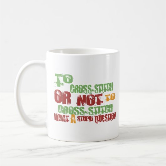 Zum Kreuzstich Kaffeetasse (Links)