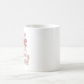 zum Lachen der Liebe und glücklich immer Kaffeetasse (Mittel)